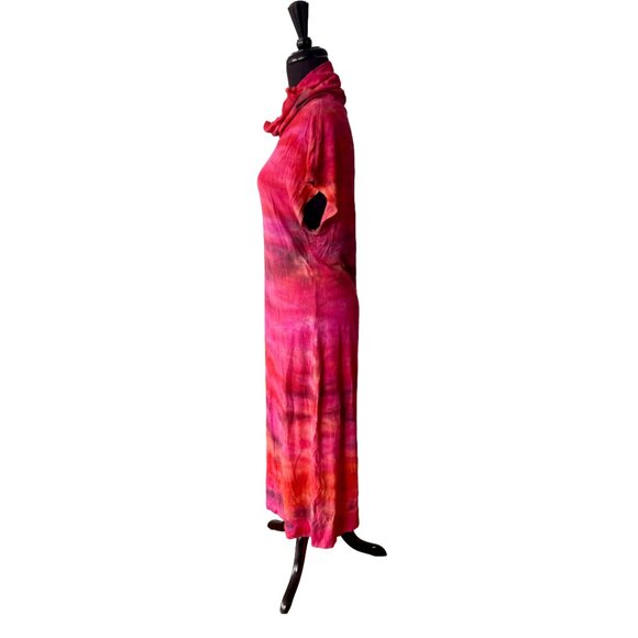 Raquel Allegra Tie-Dye Maxi Dress - Sunset Ombré Bohemian Bliss Size 2 (M) - Picture 2 of 11